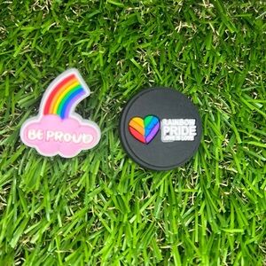 🌼 (5/$10 or 10/$15) LBGTQ Pride Fun Croc Charm Collection
